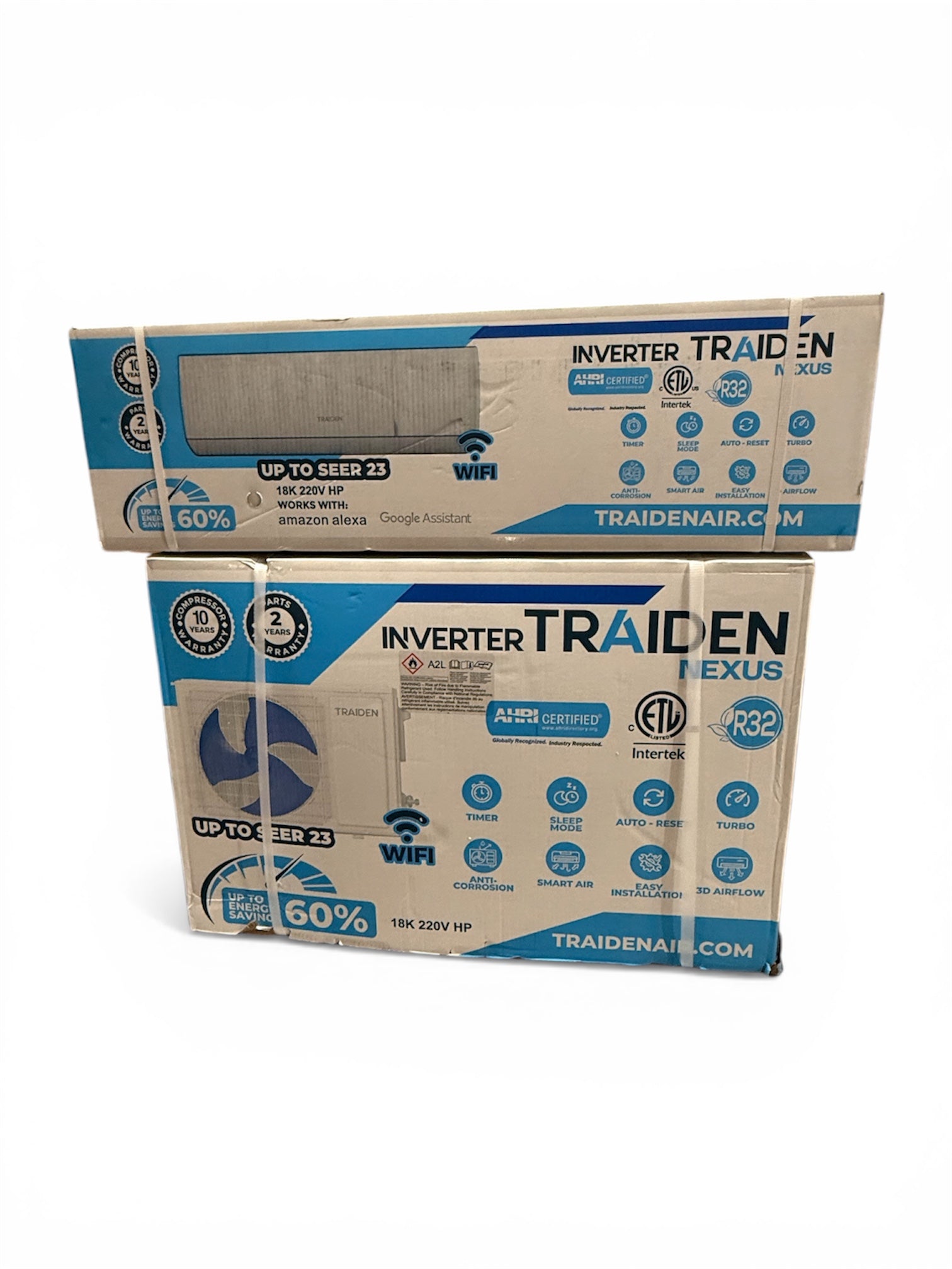 1.5TON 23 SEERS INVERTER TRAIDEN MINI SPLIT