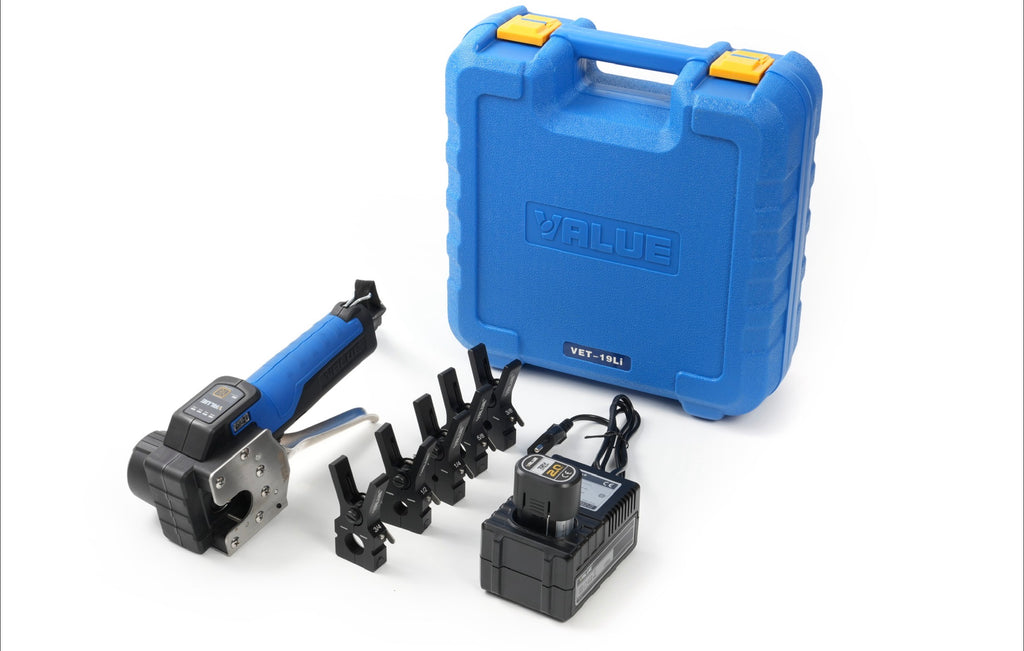 GREAT VALUE CORDLESS POWER FLARING TOOL KIT VEF-19LI