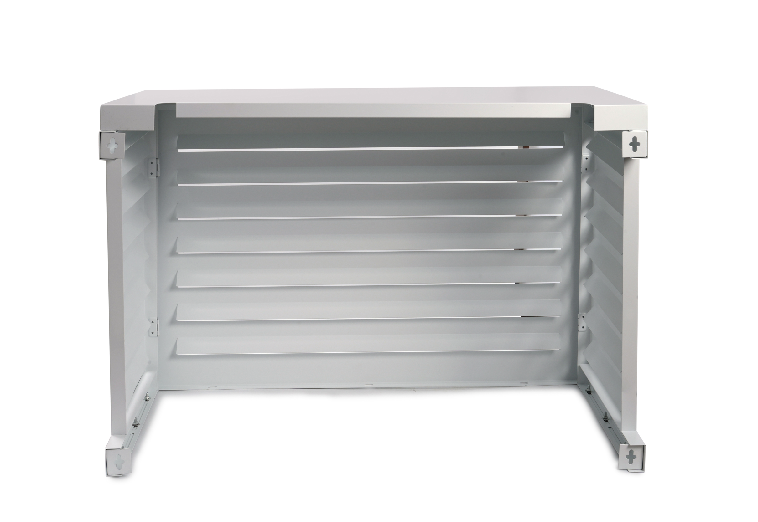 WHITE OUTDOOR UNIT GUARD